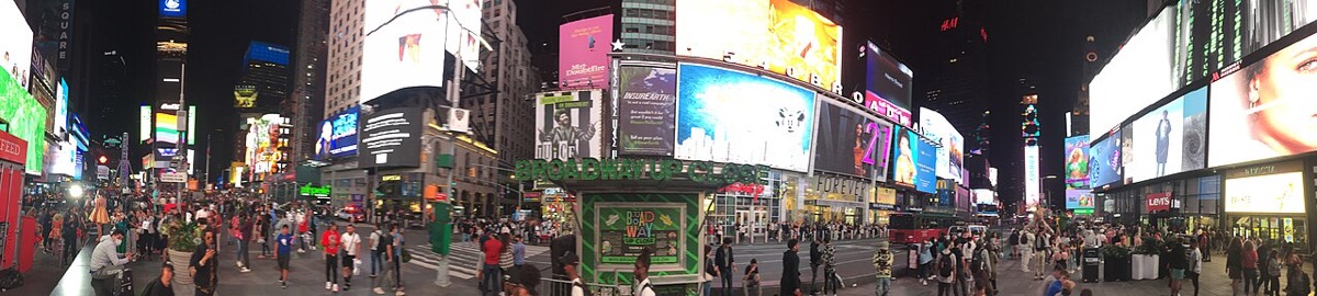 Times Square at night