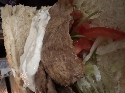 Zelfgemaakte kebab