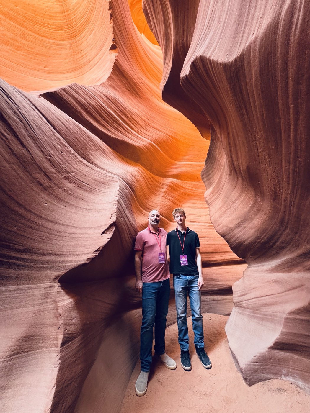 Wij in Antelope Canyon